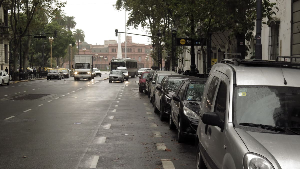 Estacionar en Buenos Aires. Foto: NA / Juan Vargas