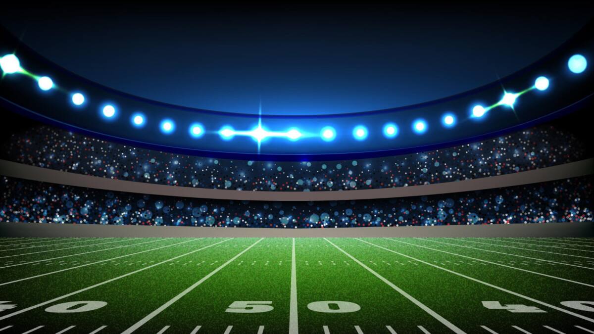 Estadio de fútbol americano. Foto: Freepik