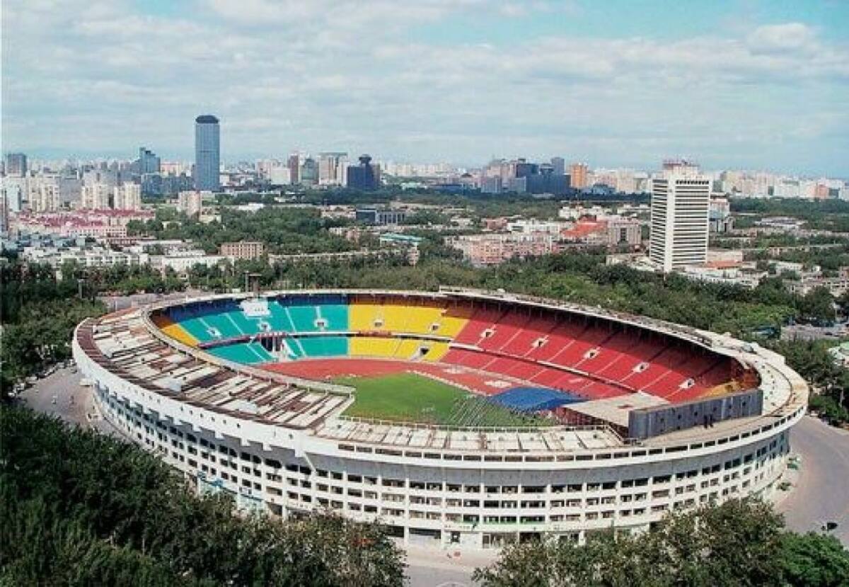 Estadio de los trabajadores de Pekín. Foto: NA.