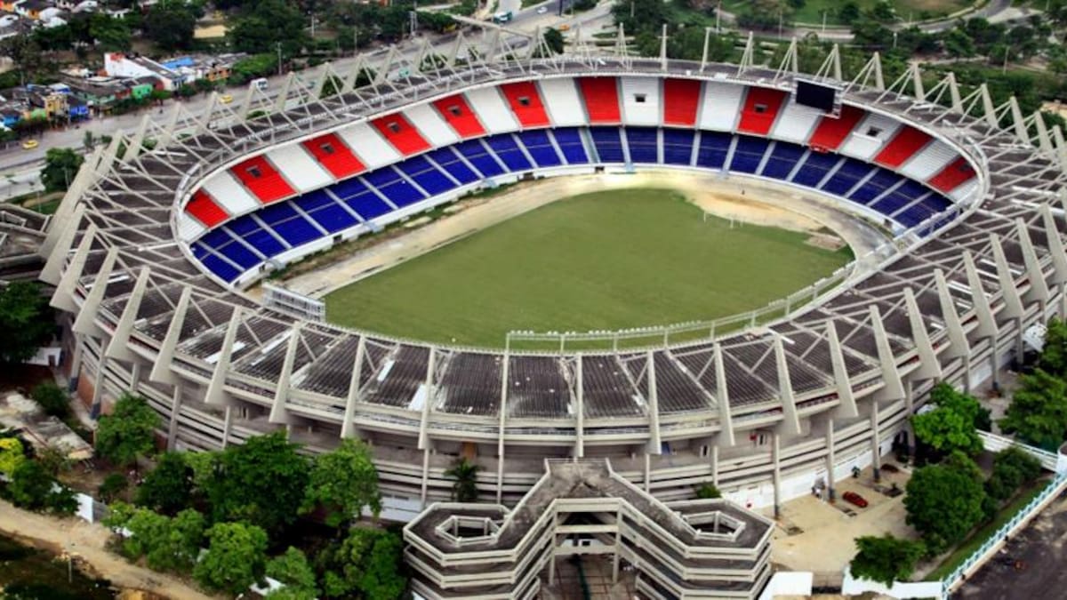 Estadio Metropolitano Roberto Meléndez de Barranquilla, Colombia.