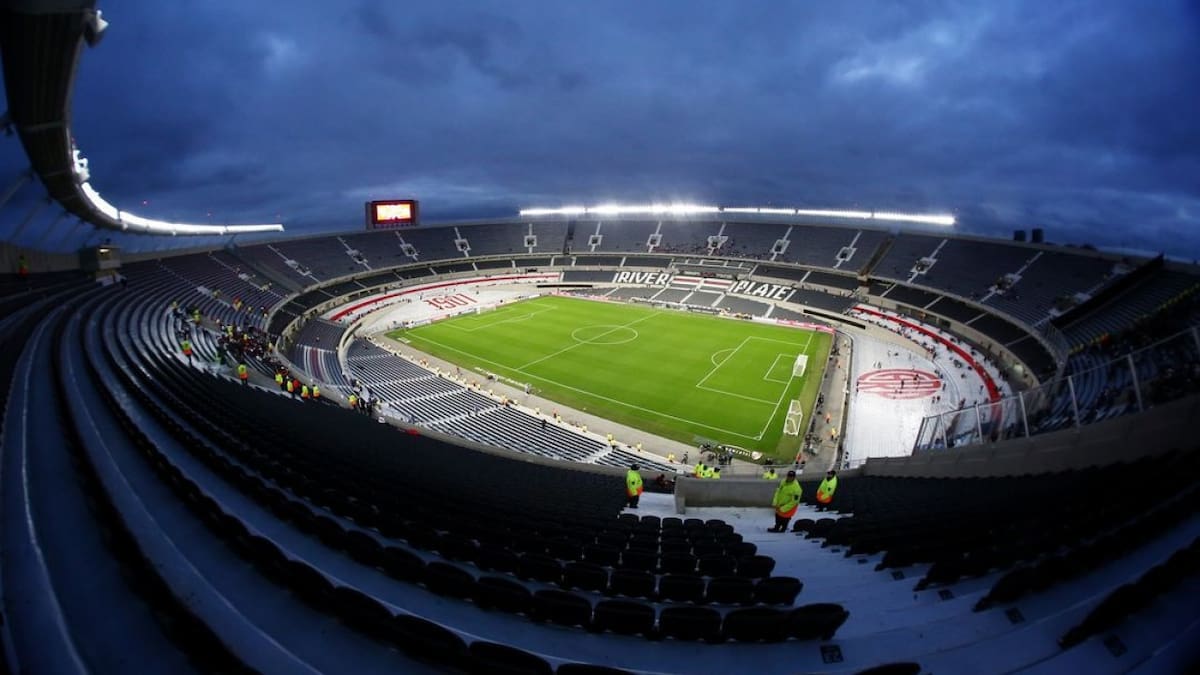 Estadio Monumental de River Plate. Foto: Instagram @obramonumental