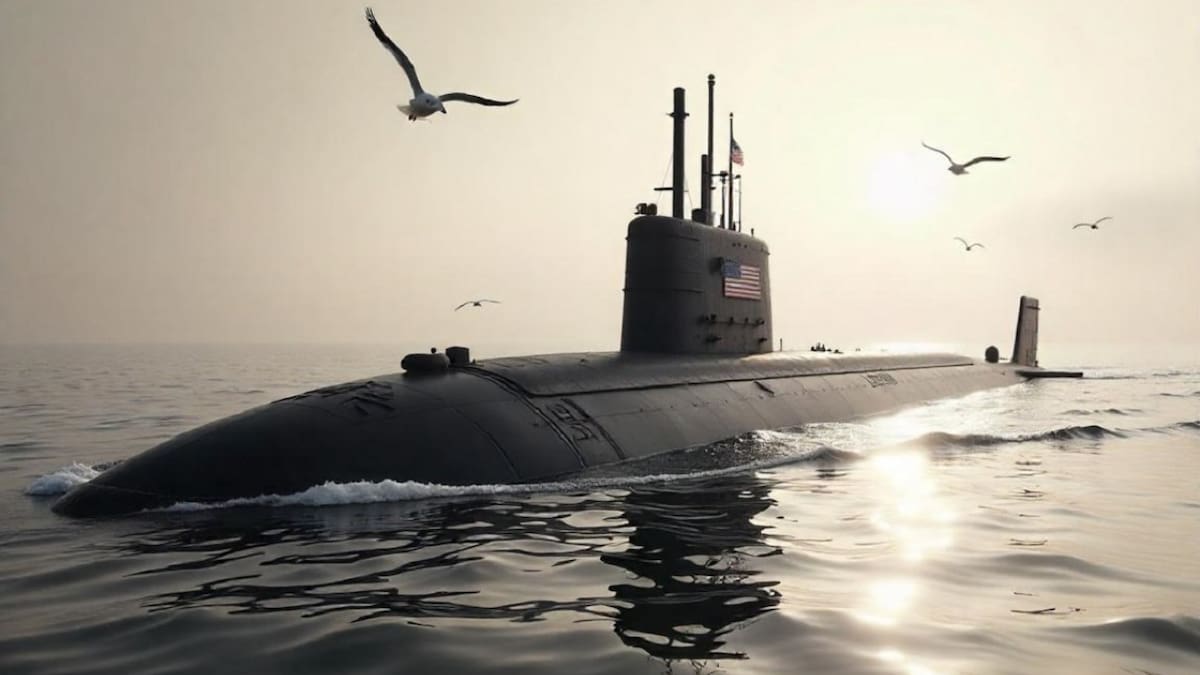 Estados Unidos desarrolla un nuevo submarino. Foto: IA Freepik