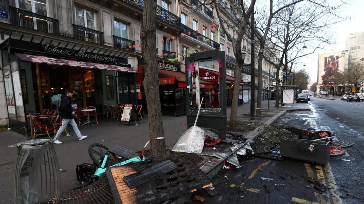 Estallido social en Francia. Foto: Reuters.