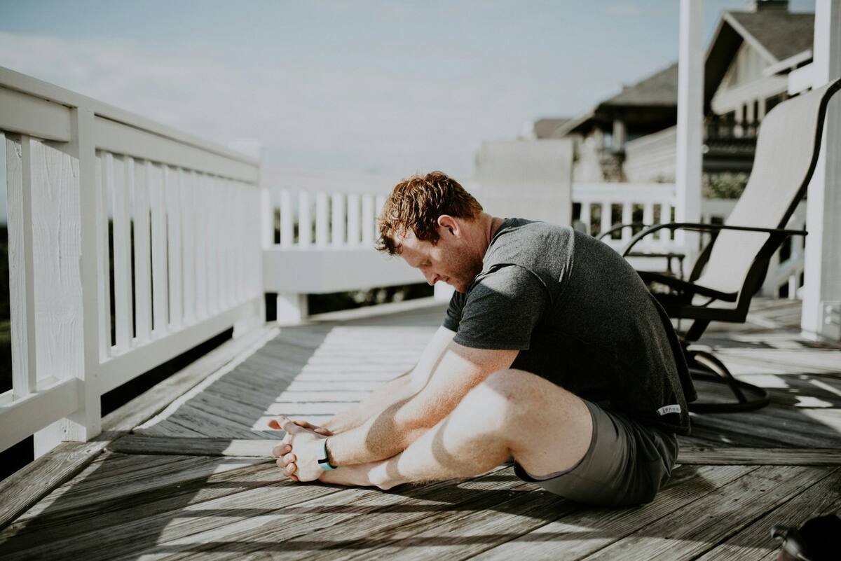Estiramiento. Foto Unsplash.