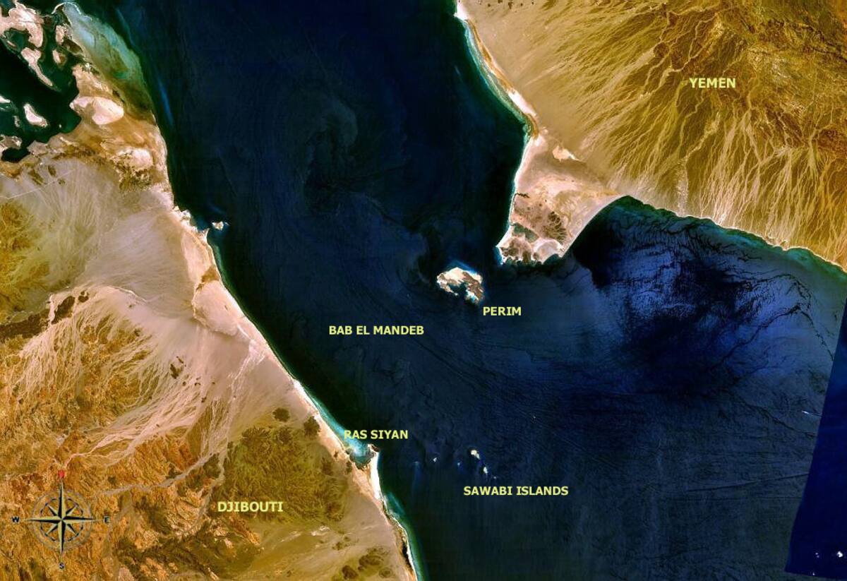 Estrecho Bab al Mandeb.