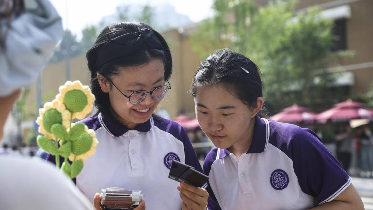 Estudiantes chinos participaron del gaokao, el multitudinario examen de ingreso a la universidad. Foto: EFE.