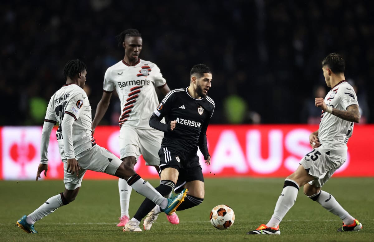 Europa League, Qarabag vs. Bayer Leverkusen. Foto: REUTERS.