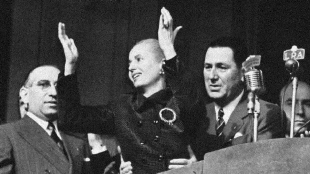 Eva Perón, Evita, Juan Domingo Perón, Peronismo, foto Archivo General de la Nación