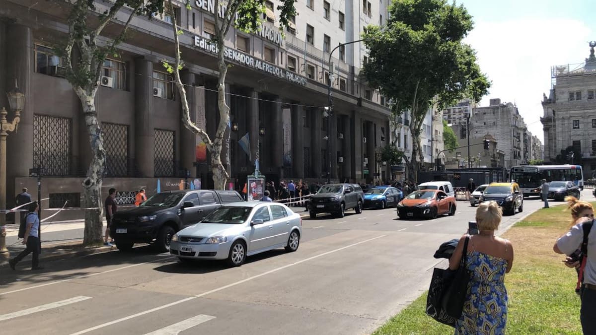 Evacuación en la Biblioteca del Congreso