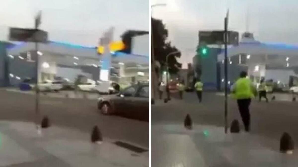 Evadió un control de alcoholemia, atropelló al inspector y lo arrastró sobre el capó del auto