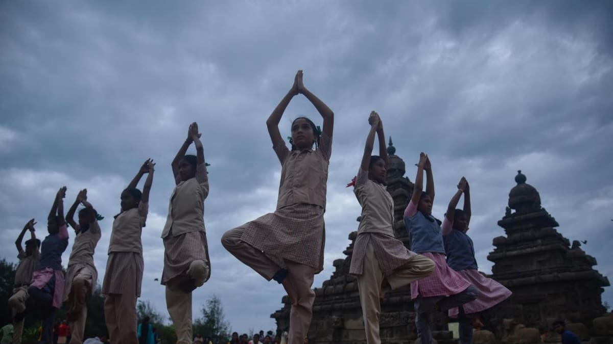 Evento de yoga, EFE