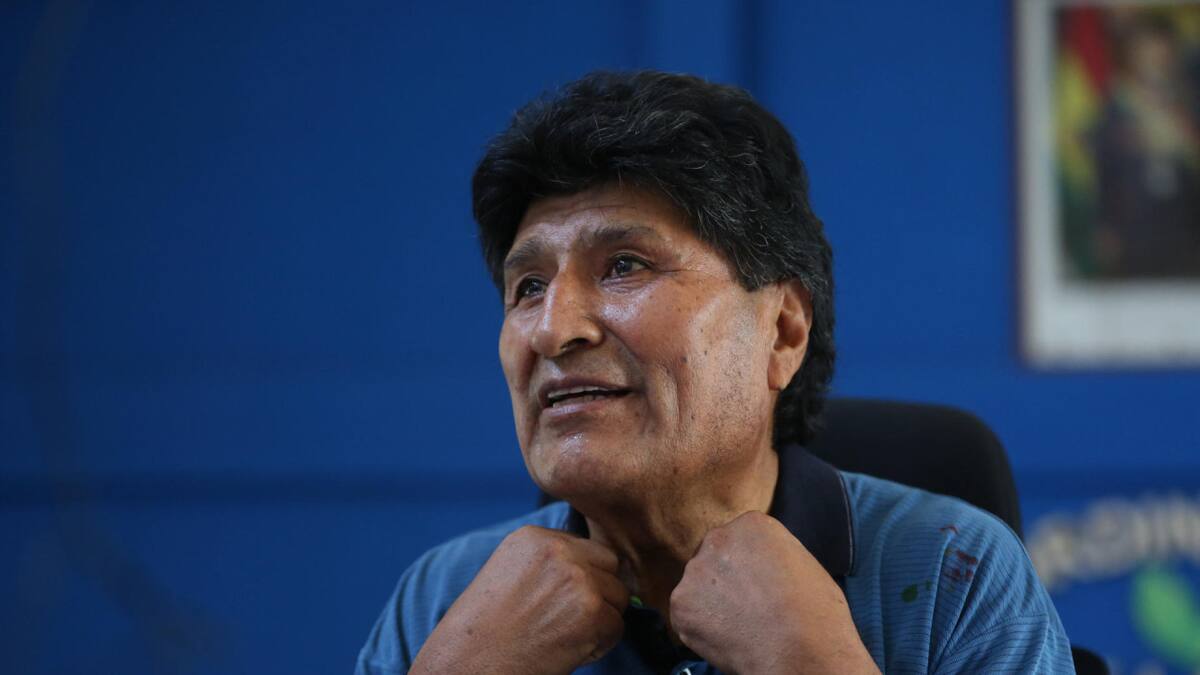 Evo Morales, Bolivia. Foto: EFE / Luis Gandarillas