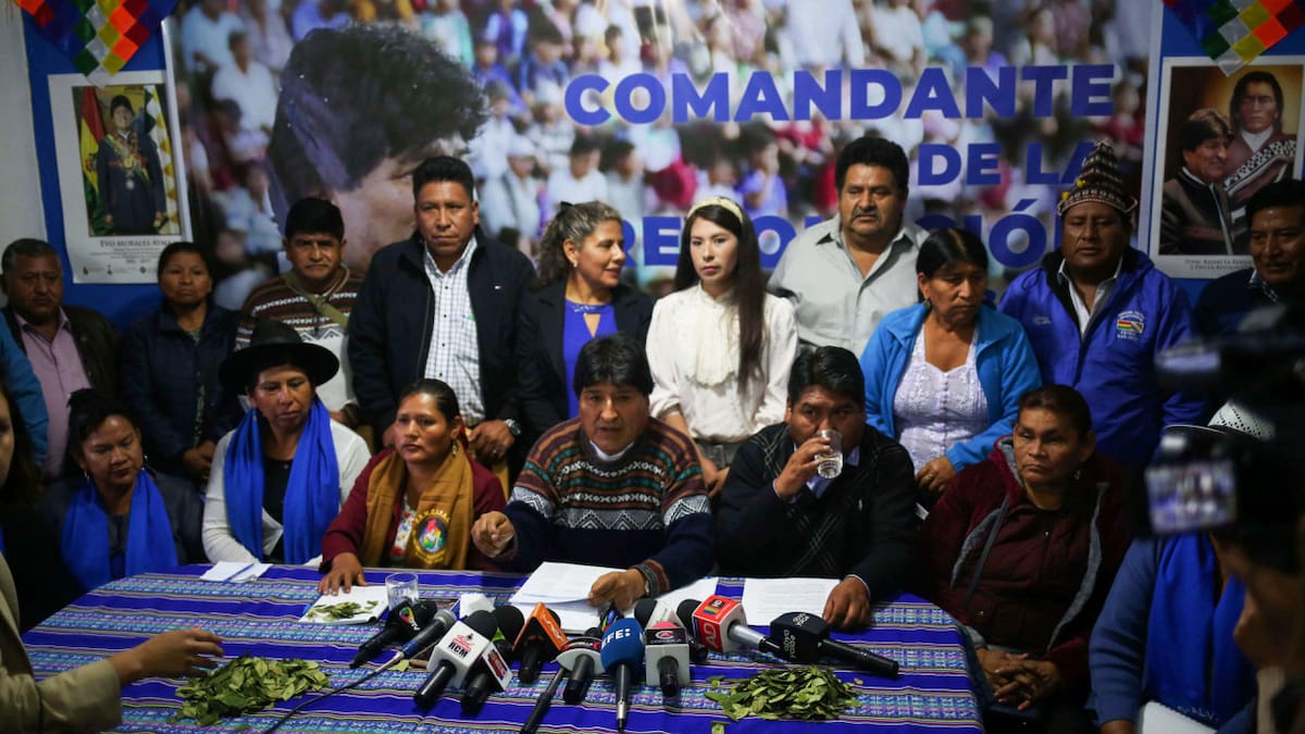Evo Morales denunció a Luis Arce. Foto: EFE.