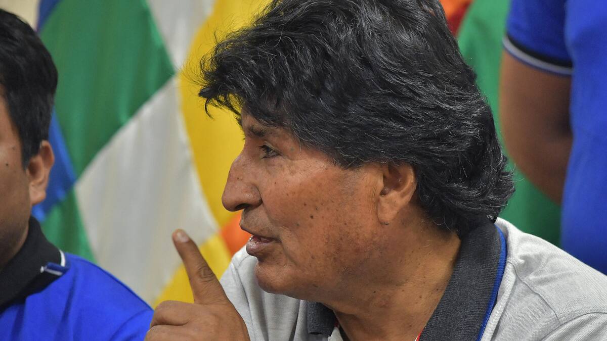 Evo Morales, expresidente boliviano. Foto: EFE