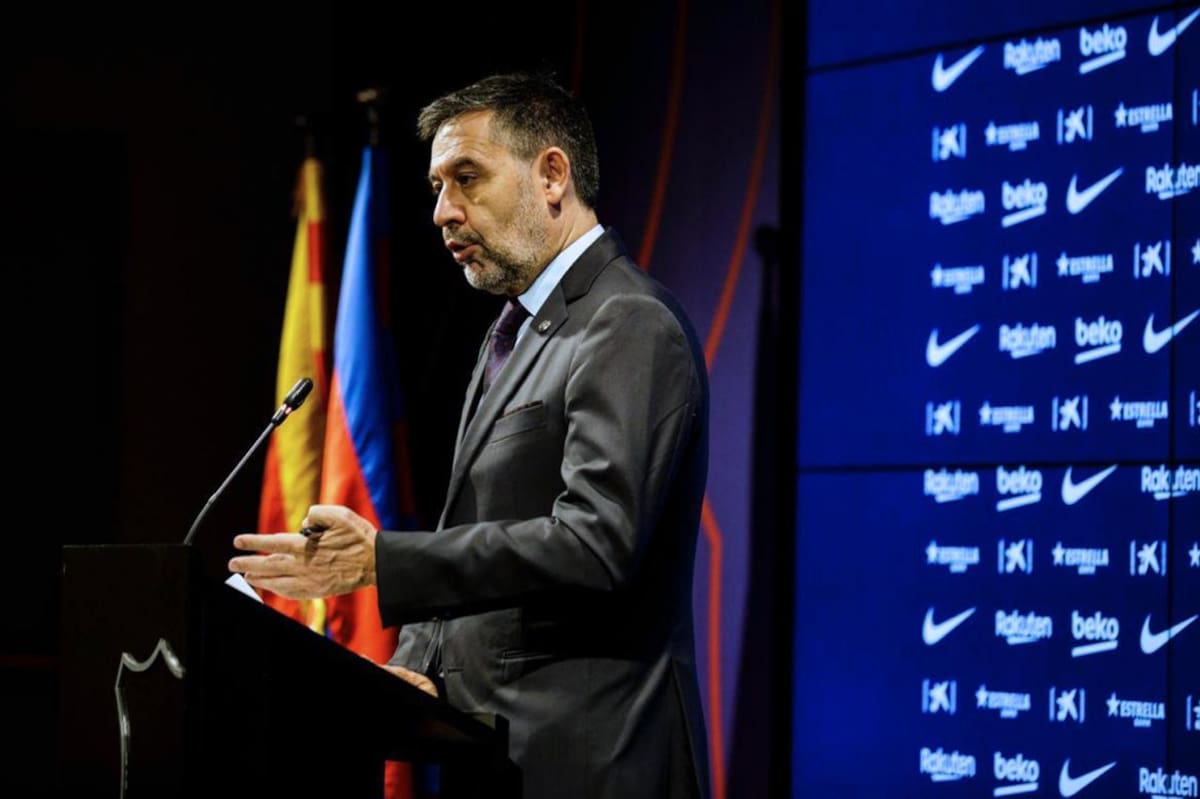 Ex presidente del Barcelona, Josep Maria Bartomeu, NA