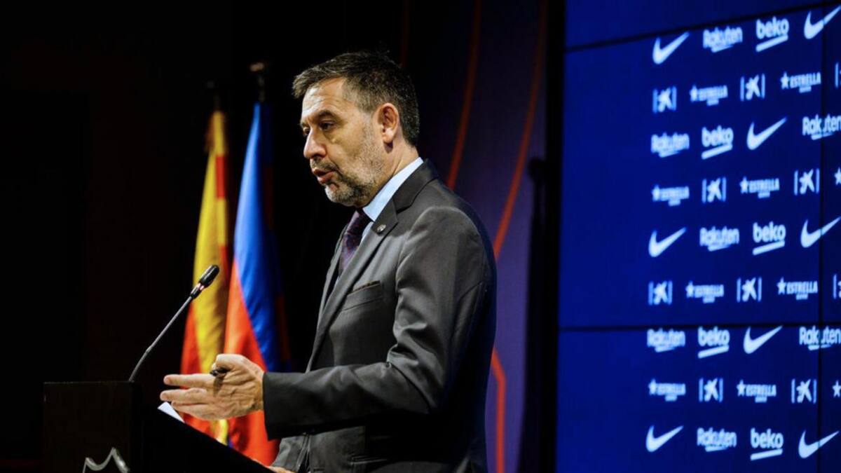 Ex presidente del Barcelona, Josep Maria Bartomeu, NA