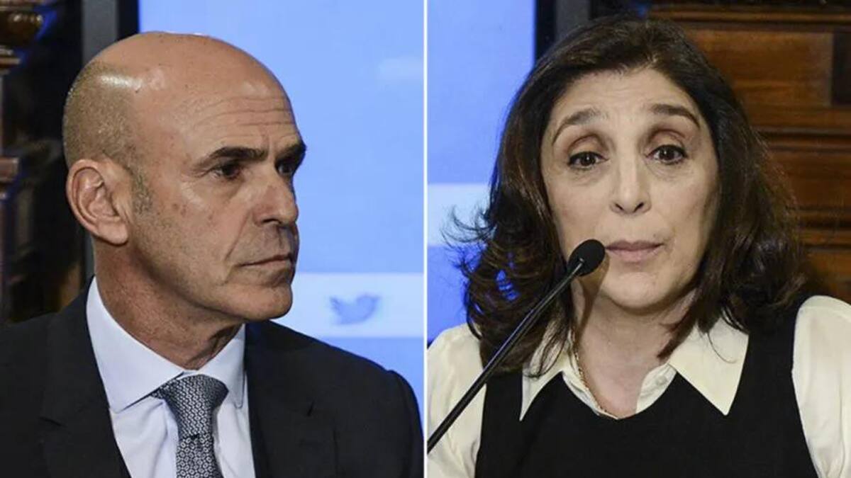 Ex titular de la AFI Gustavo Arribas y su ex número dos, Silvia Majdalani, NA