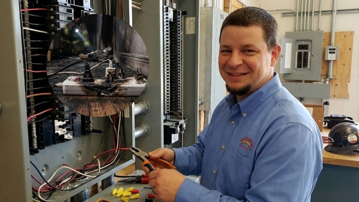 Tim Hodnicki, experto en electricidad: “Los 4 errores con los alargues que pueden provocar un incendio”