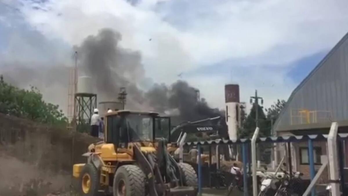 Explosión en cerealera de Santa Fe