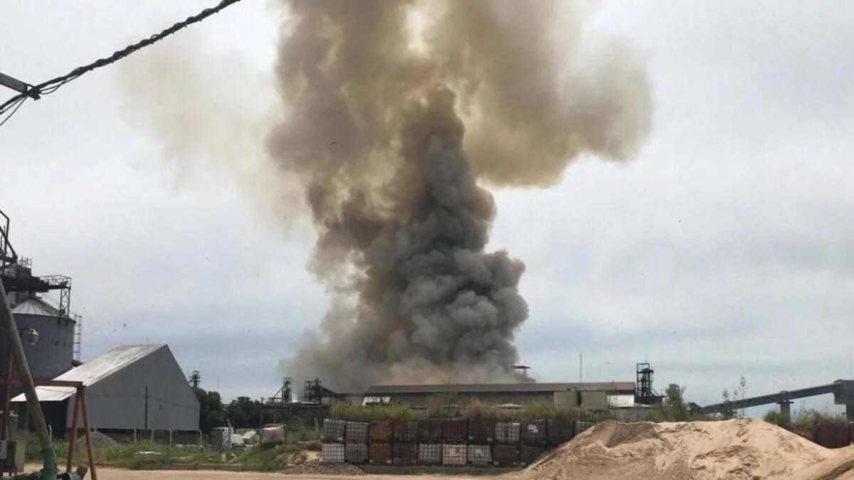 Explosión en cerealera en Santa Fe