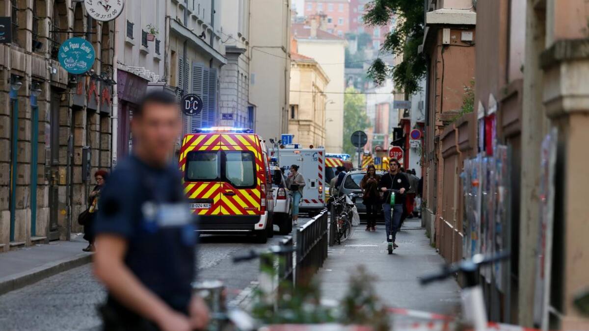 Explosión en Lyon - Foto Reuters