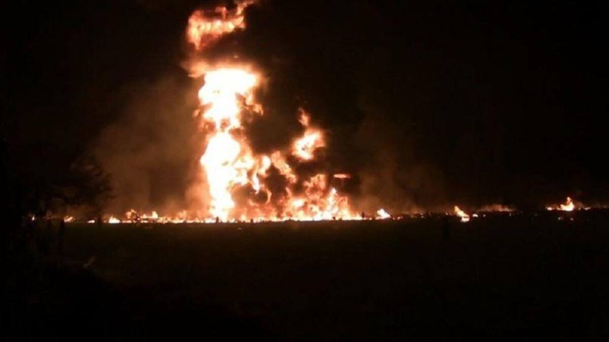 Video: así fue la explosión impresionante en ducto de gasolina que dejó 66 muertos en México