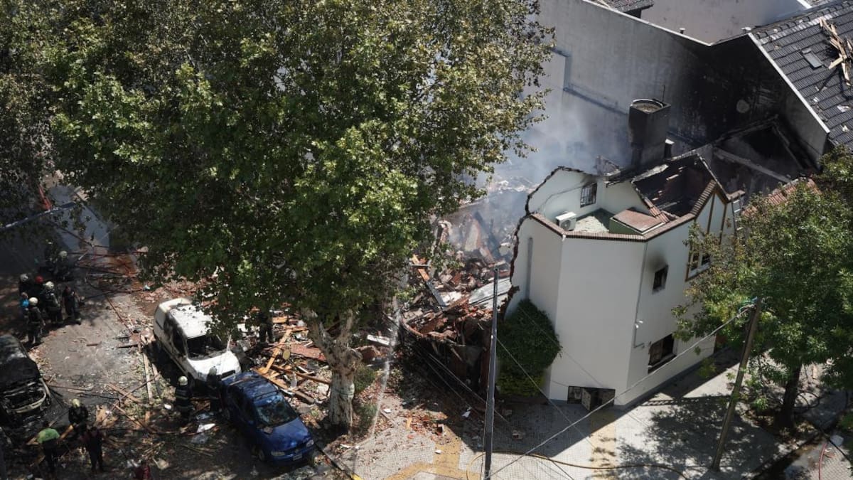 Explosión en Villa Devoto. Foto: Télam