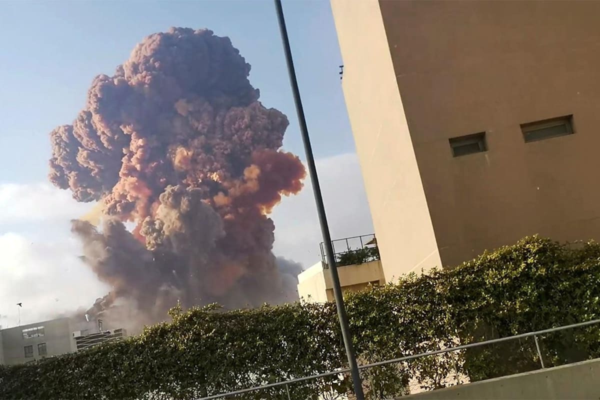 Explosión gigantesca en el Líbano, Beirut, REUTERS