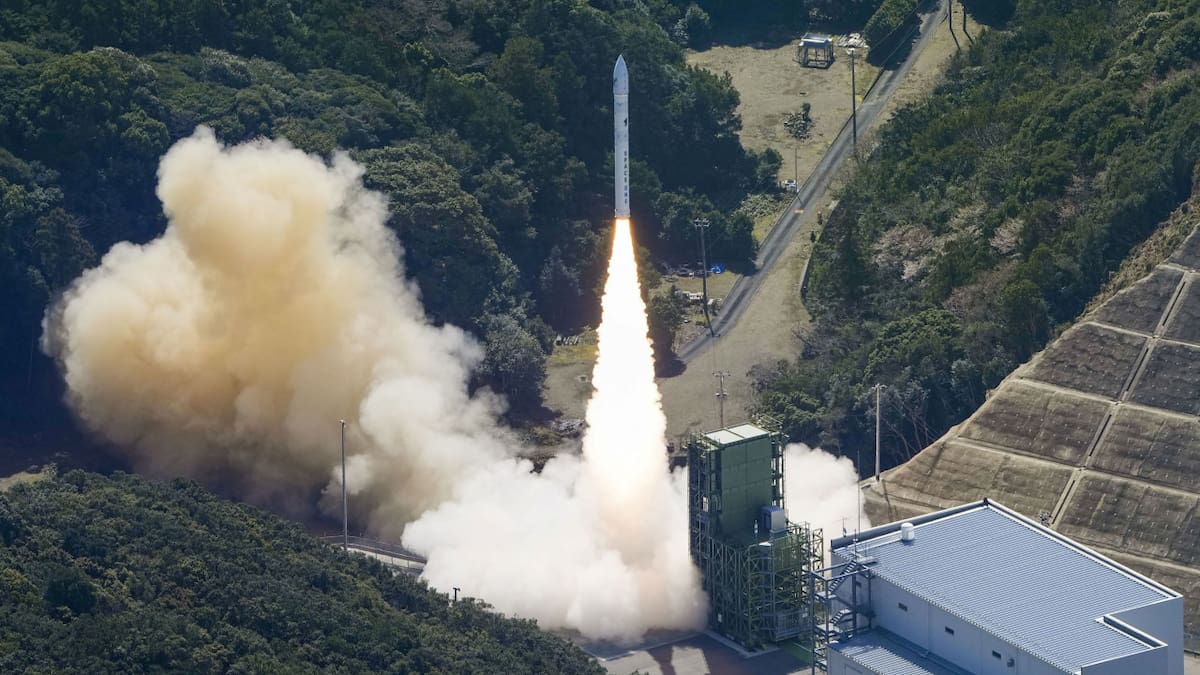 Explotó el cohete japonés Kairos en pleno lanzamiento. Foto: Reuters.