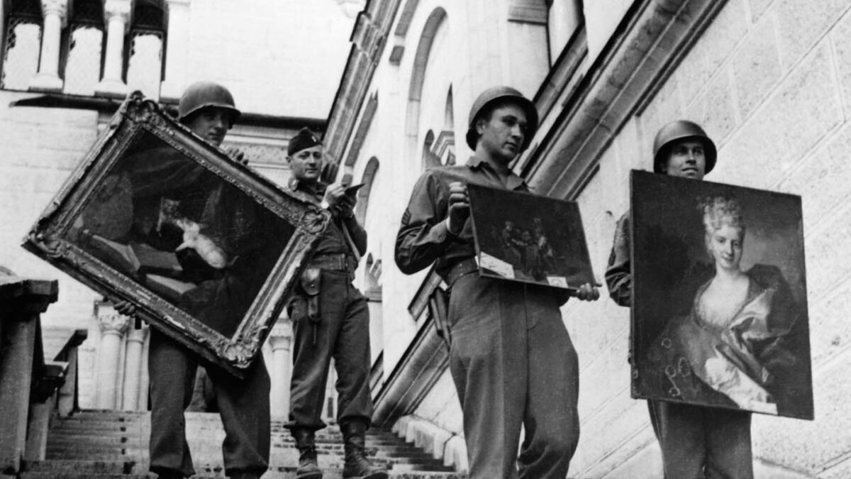 Expolio nazi durante la segunda guerra mundial. Foto: X/ @babelia_elpais