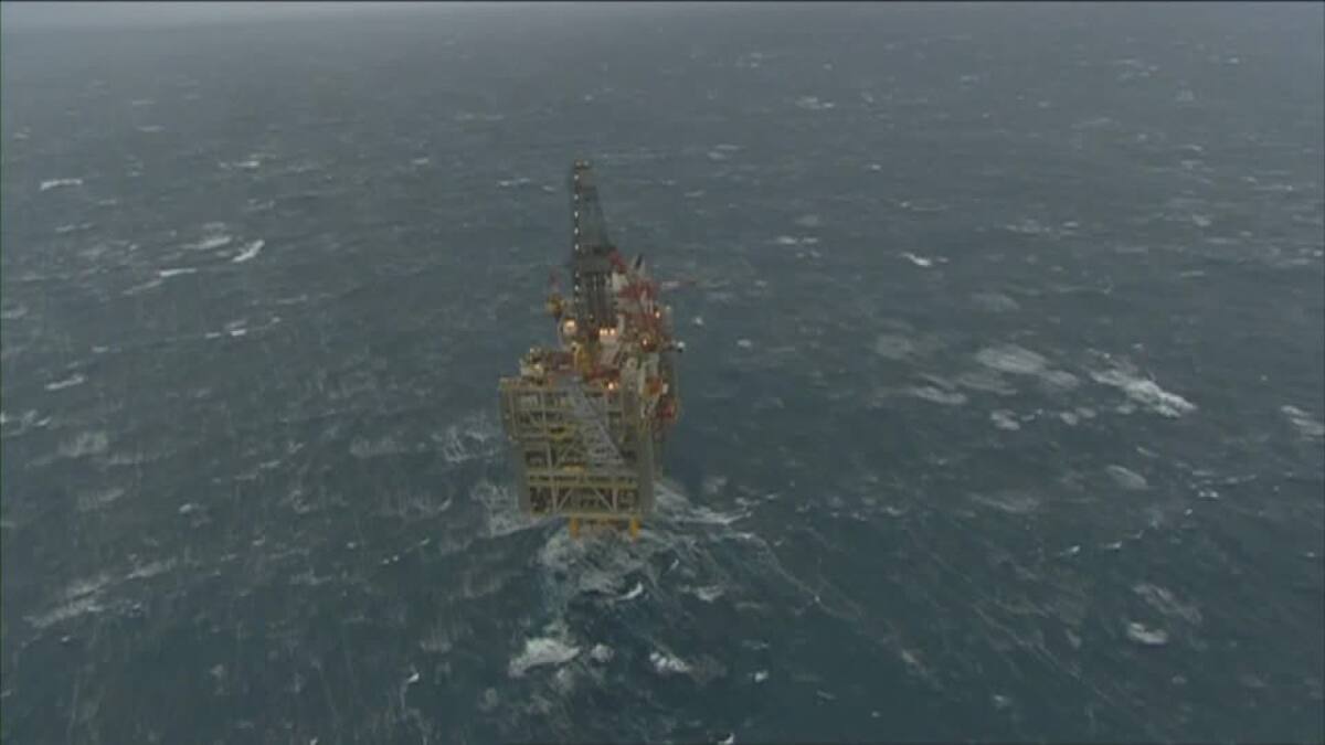 Extracción de petróleo del Mar Norte. Foto: Reuters