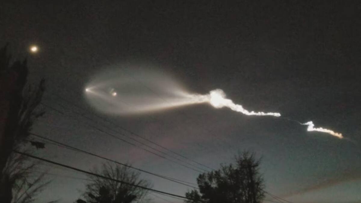 Extraño objeto en cielo de Los Ángeles