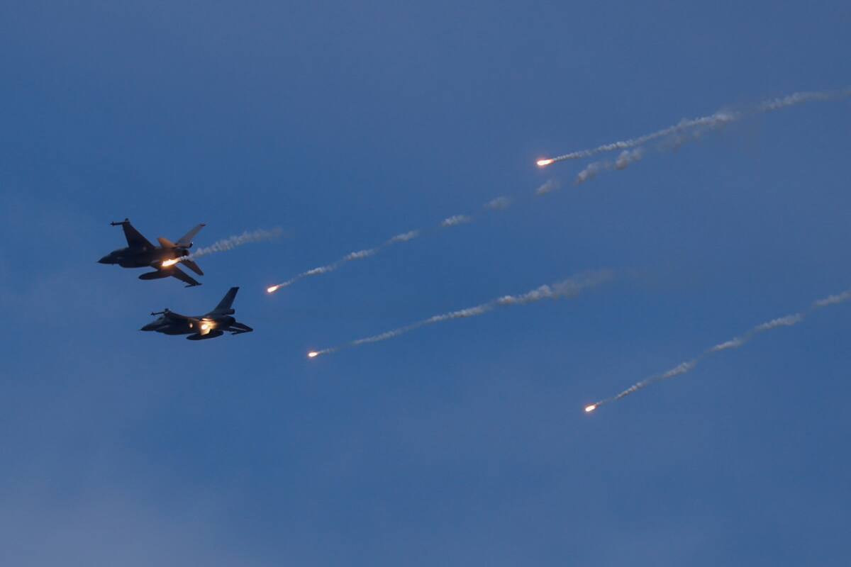 F-16 de Dinamarca. Foto: Reuters.