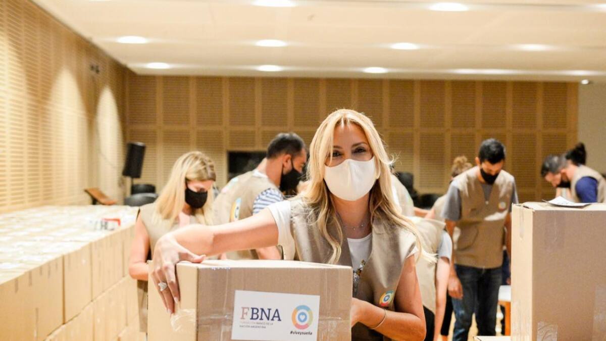 Fabiola Yáñez a través de donaciones consiguió enviar cajas navidenas a 551 hogares convivenciales del país, Prensa Presidencia