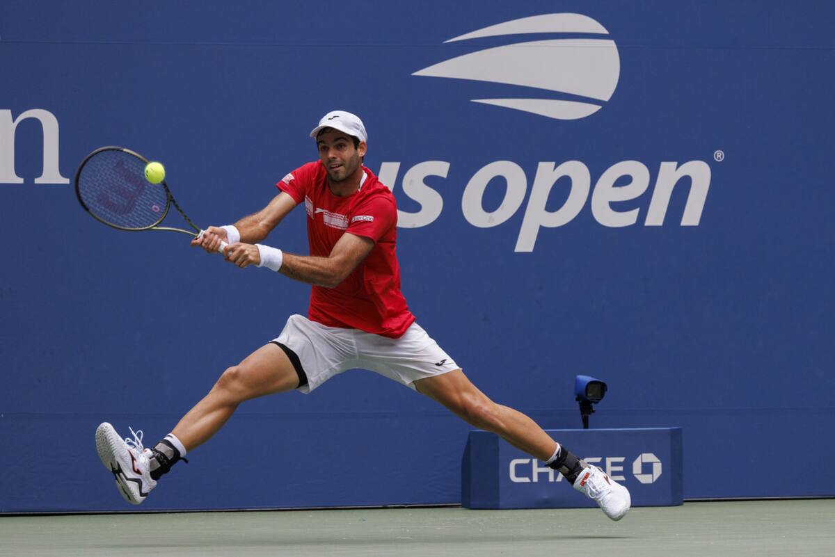 Facundo Díaz Acosta en el US Open. Foto: EFE.
