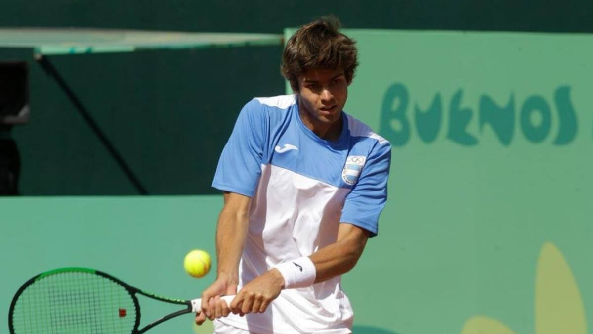 Facundo Díaz Acosta, tenista de los Juegos Olímpicos de la Juventud