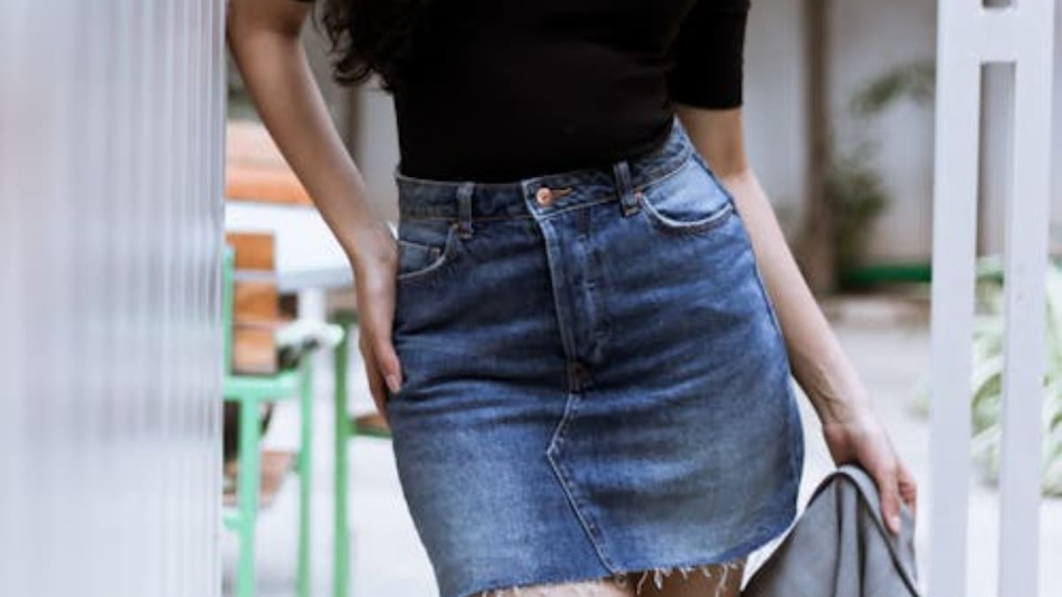 faldas de jean