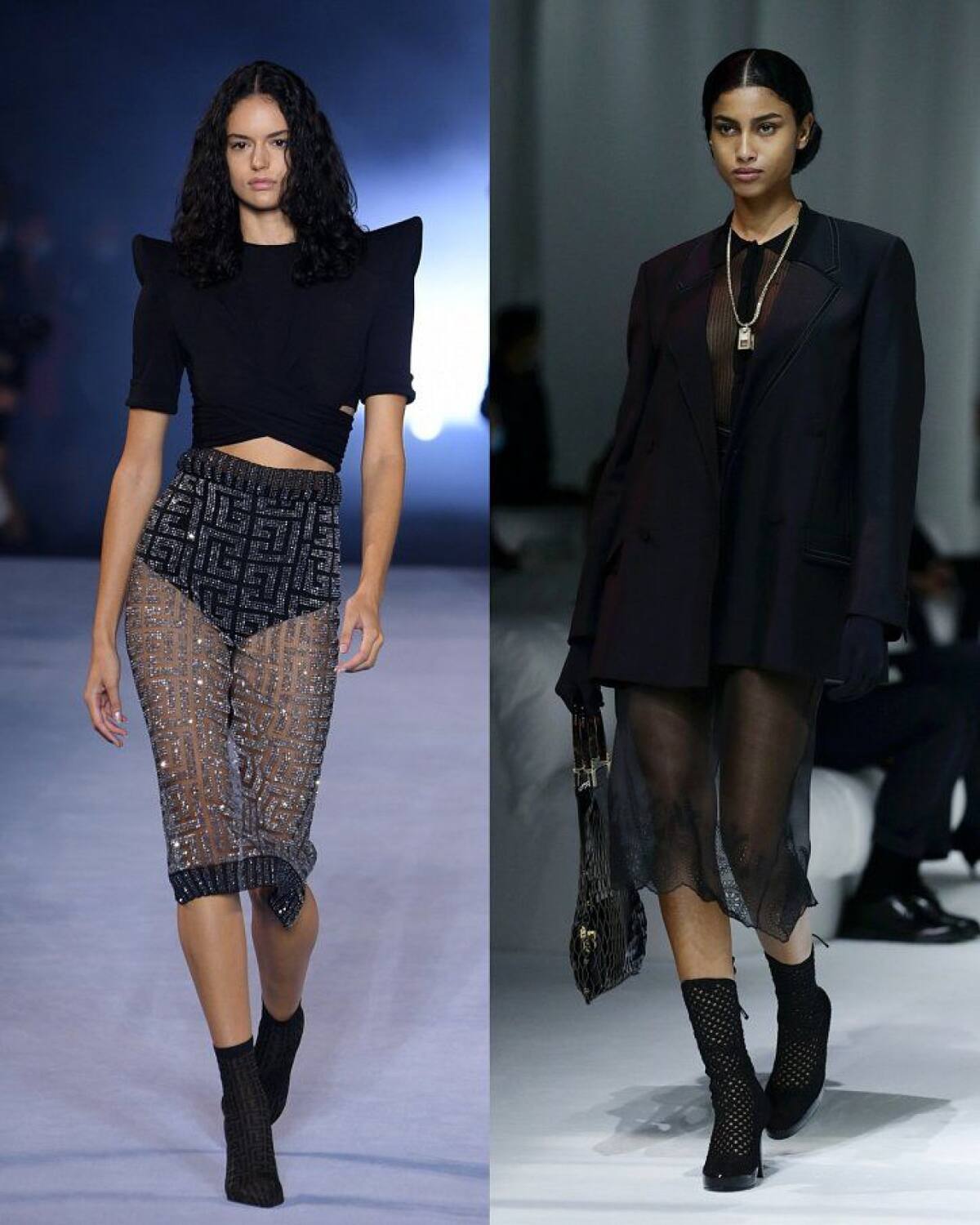 Faldas semitransparentes o translucidas. Foto Pinterest Fashion-woman. com | Fashion & Beauty