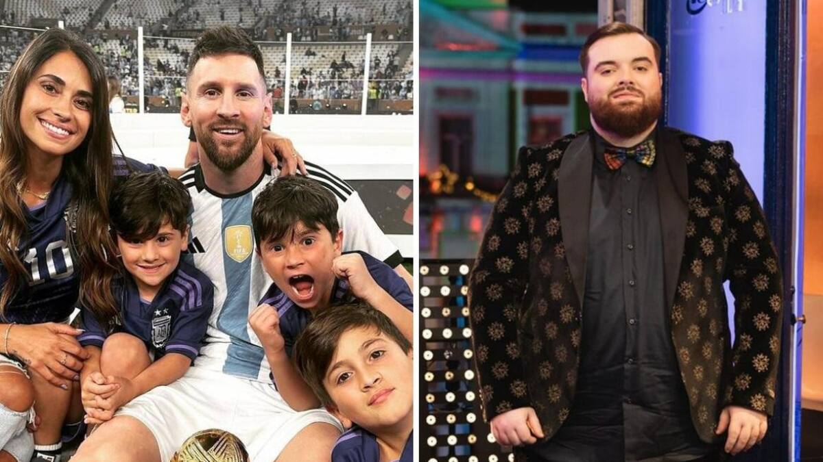 Familia Messi e Ibai Llanos. Foto: Instagrams.