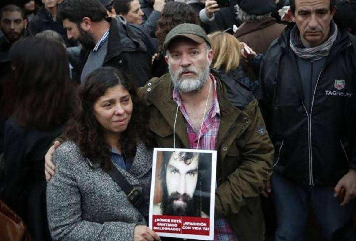 Familiares de Santiago Maldonado