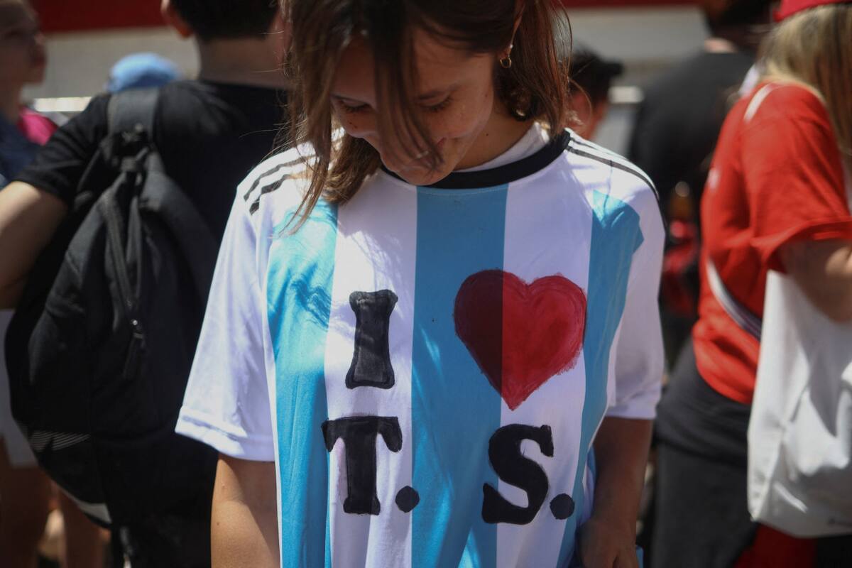 Fans de Taylor Swift en Argentina. Foto: Reuters.