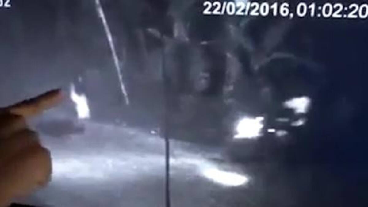 Fantasma de niña asusta a motociclista