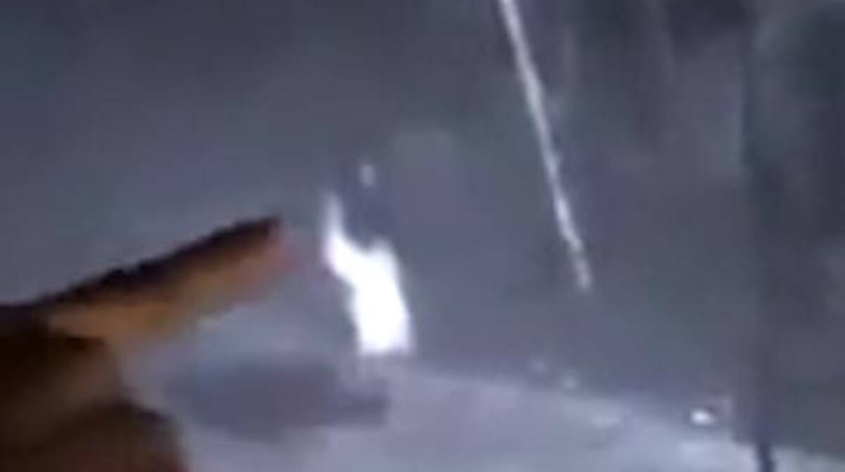 Fantasma de niña asusta a motociclista