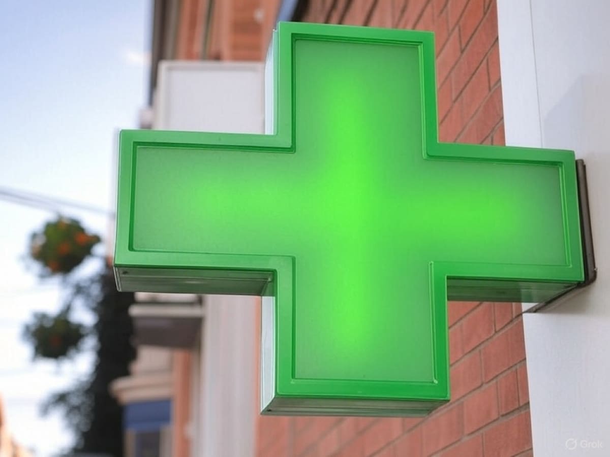 Farmacia. Foto: Grok.