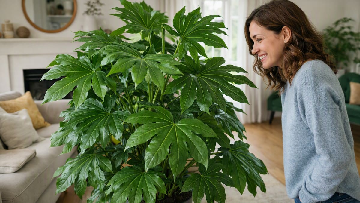 Hojas XXL y cero complicaciones: cómo cuidar la Fatsia japónica, la planta de interior que resiste el frío y aporta elegancia al hogar
