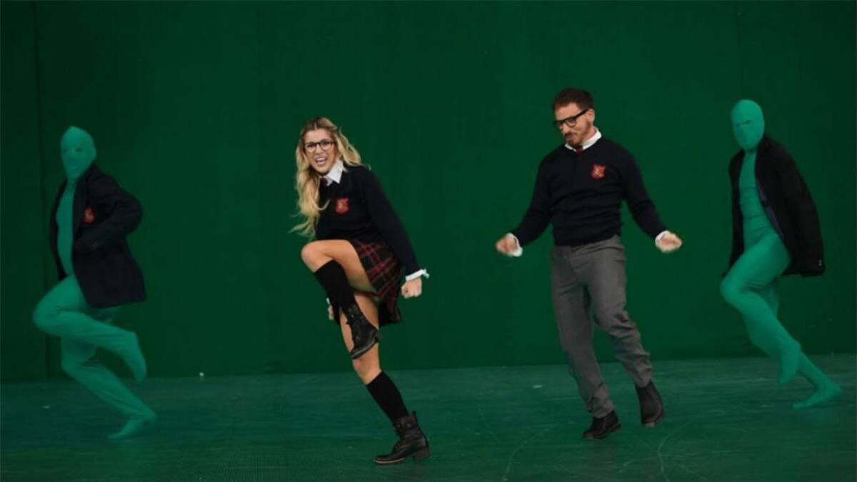 Fede Bal y Laura Fernández en el Bailando