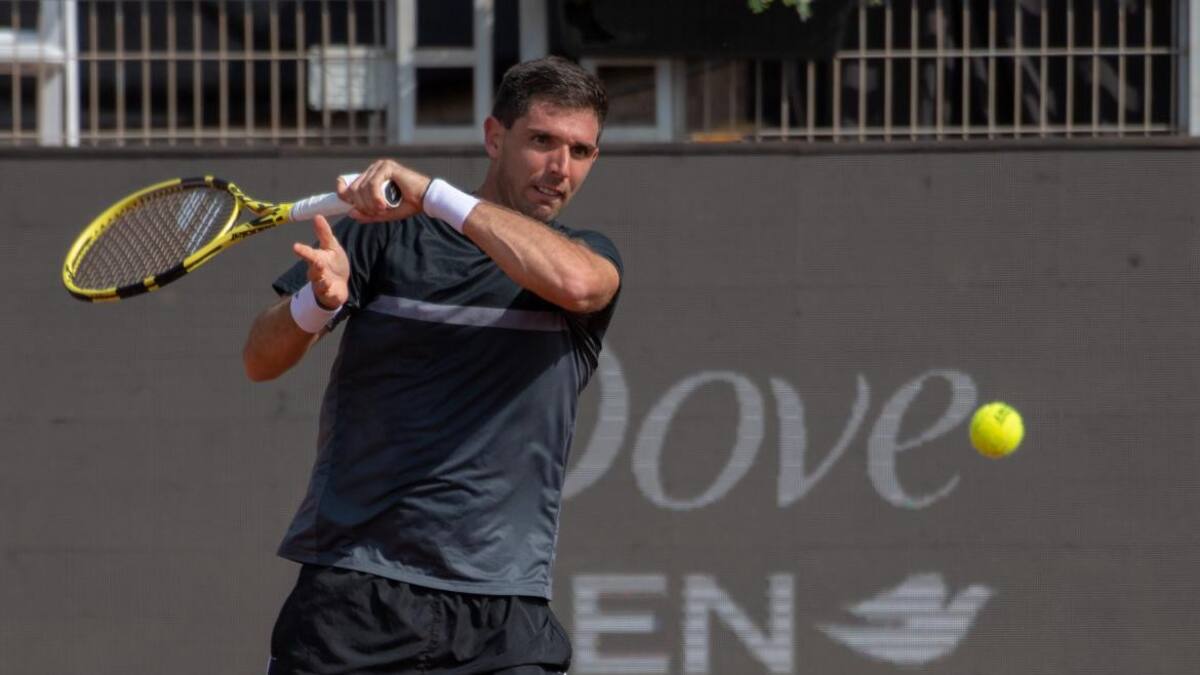 Federico Delbonis en el ATP 250 de Santiago de Chile
