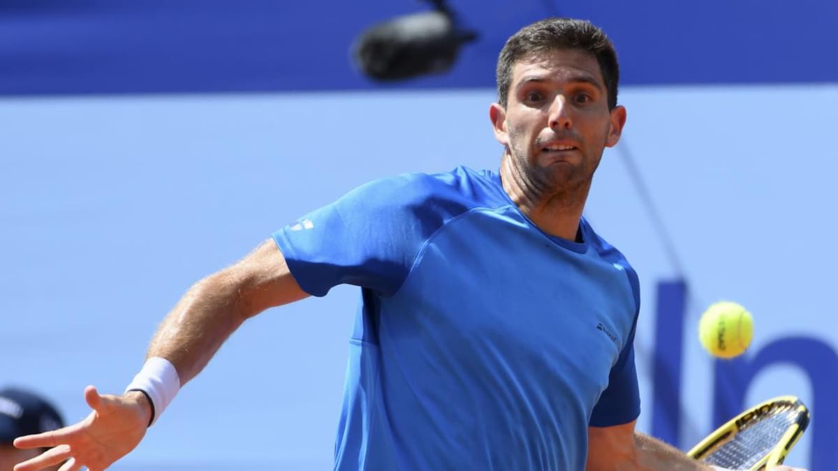 Federico Delbonis en el ATP de Gstaad, AGENCIA EFE