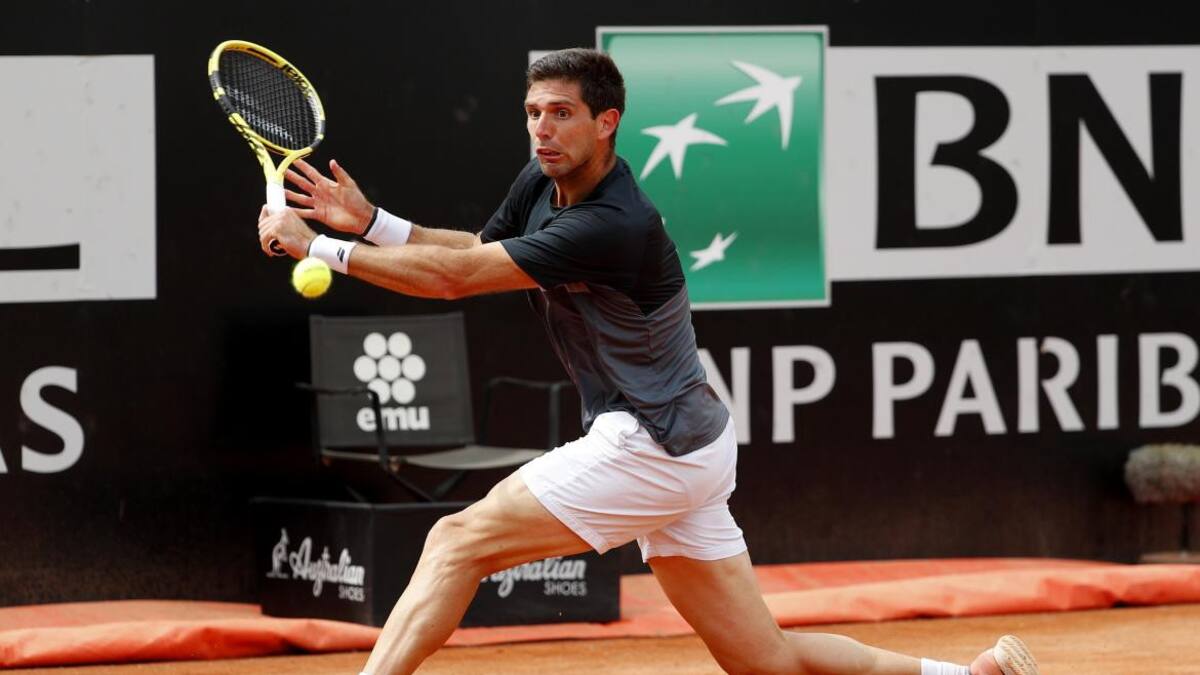 Federico Delbonis en el Masters 1000 de Roma, REUTERS
