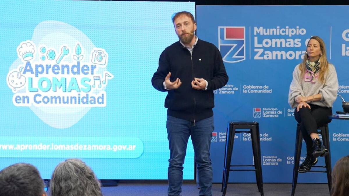 Federico Otermín presentó Aprender Lomas, una plataforma de capacitación en oficios con salida laboral